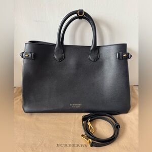 Burberry banner tote bag